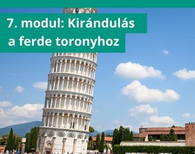 PONS Olasz Nyelvtanfolyam Online 1 éves hozzáférés - Tartalom - 7. modul: Kirándulás a ferde toronyhoz